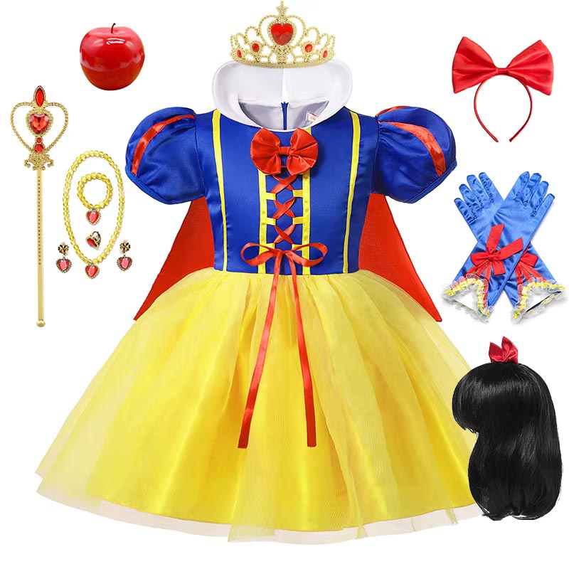 Summer Clothing Kids - Fantasia de Princesa Branca de Neve