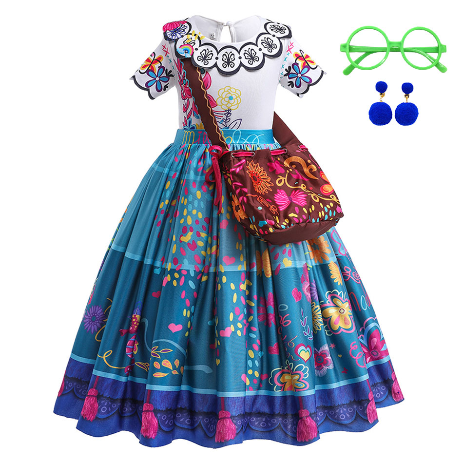 Summer Clothing Kids - Meninas princesa traje crianças encanto halloween
