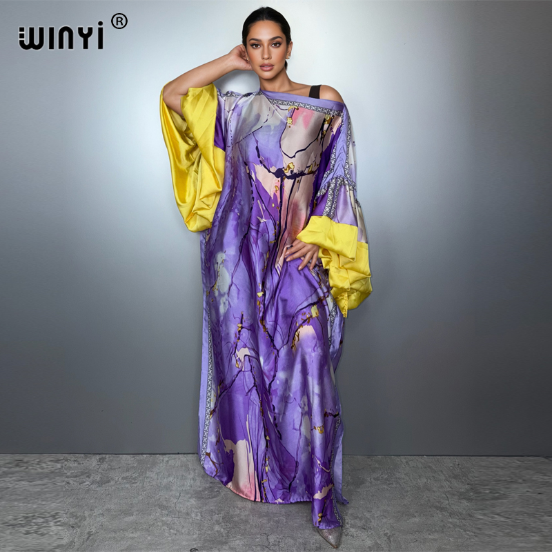 Summer Evenings Clothing - Winyi boho novo puff (ed) mangas