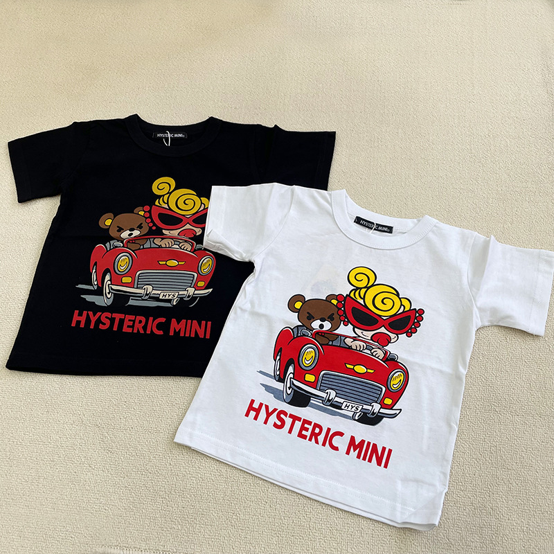 Summer Clothing Kids - Camiseta Kawaii Nova Hysteric Mini Cartoon,