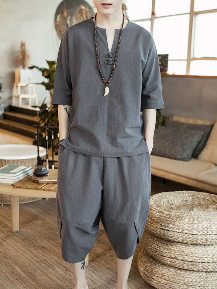 Summer Clothing Staples - Novo Conjunto Masculino de Camiseta de