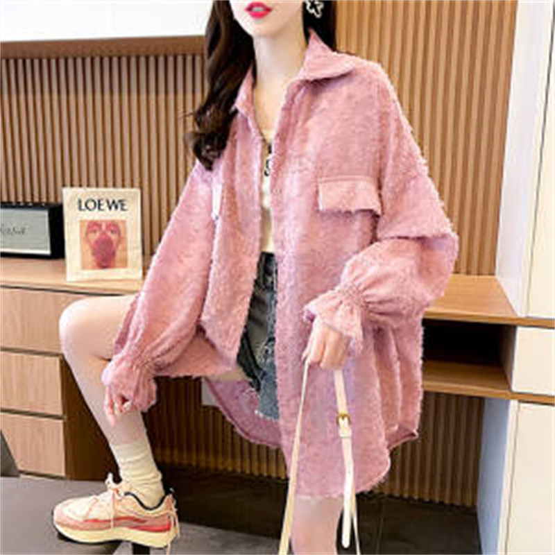 Summer Clothing Drop - Feminino coreano solto rendas proteção solar