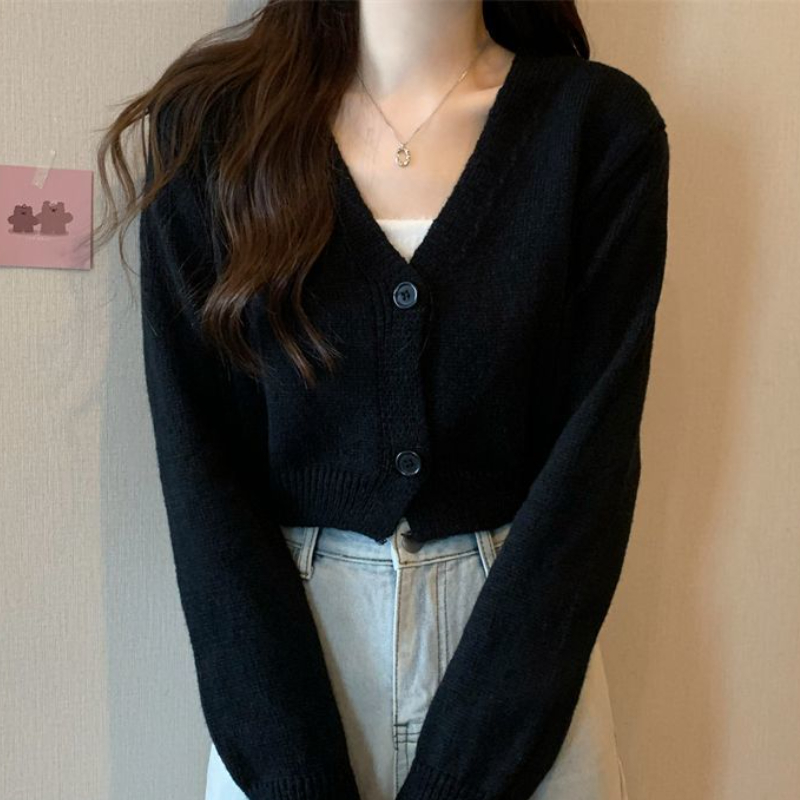 Cardigan curto para mulheres,  - Summer Clothing Aesthetic avaliação e preço