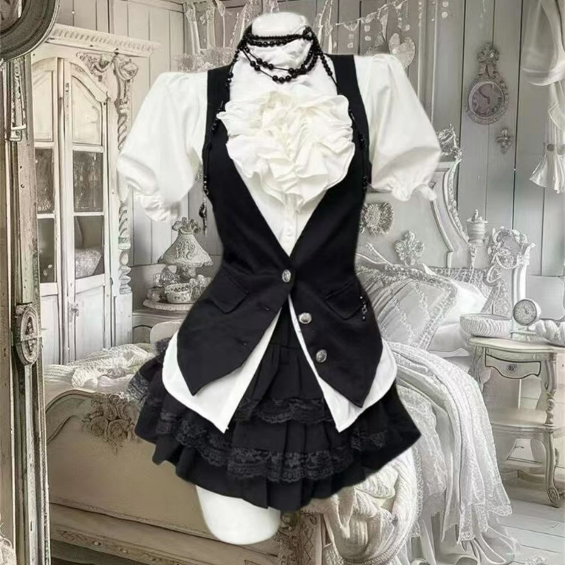 Y2k estética lolita estilo doc - Summer Clothing Aesthetic avaliação e preço