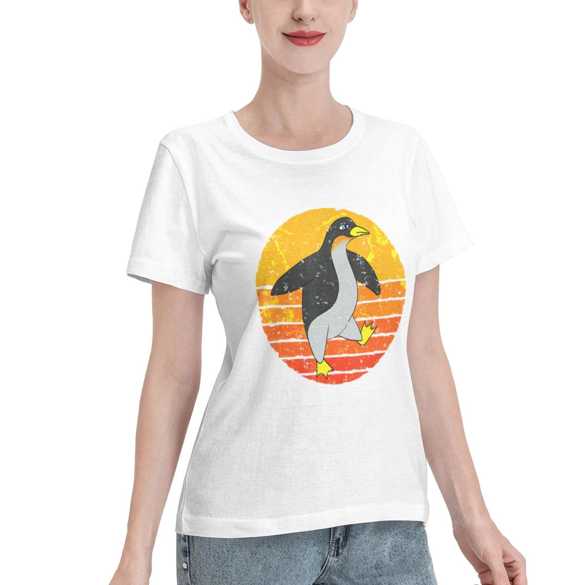 Camiseta Retro Feminina Pengui - Summer Clothing Staples avaliação e preço