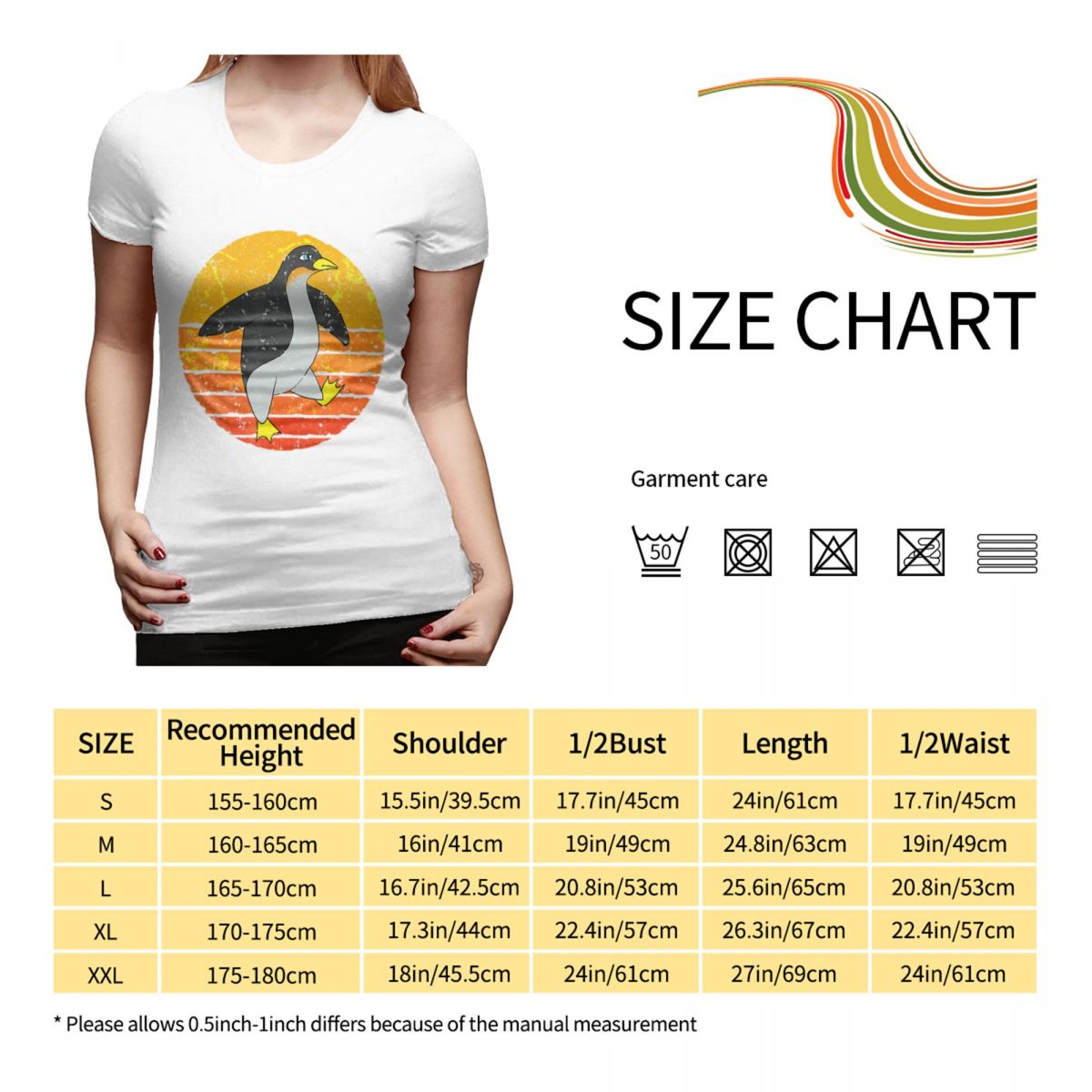 Camiseta Retro Feminina Pengui - Summer Clothing Staples avaliação e preço