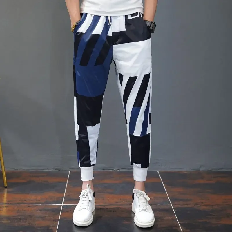 Slim Fit Poliéster Calças Casu - Summer Clothing Aesthetic avaliação e preço