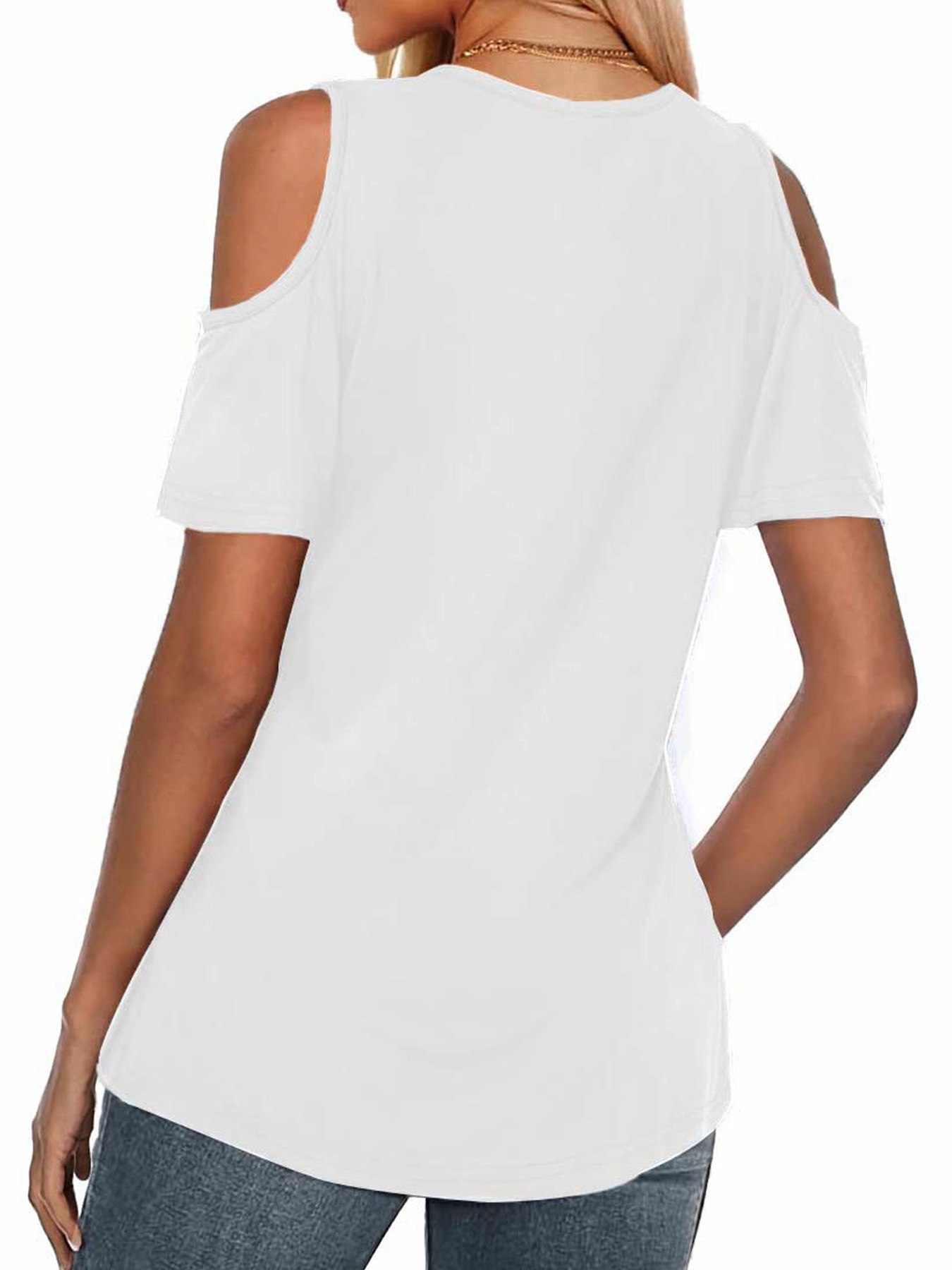 Camiseta Vintage com Decote em - Summer Clothing Drop avaliação e preço