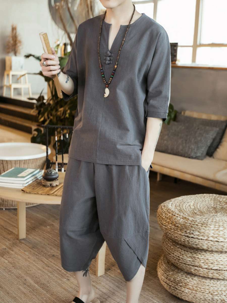 Novo Conjunto Masculino de Cam - Summer Clothing Staples avaliação e preço