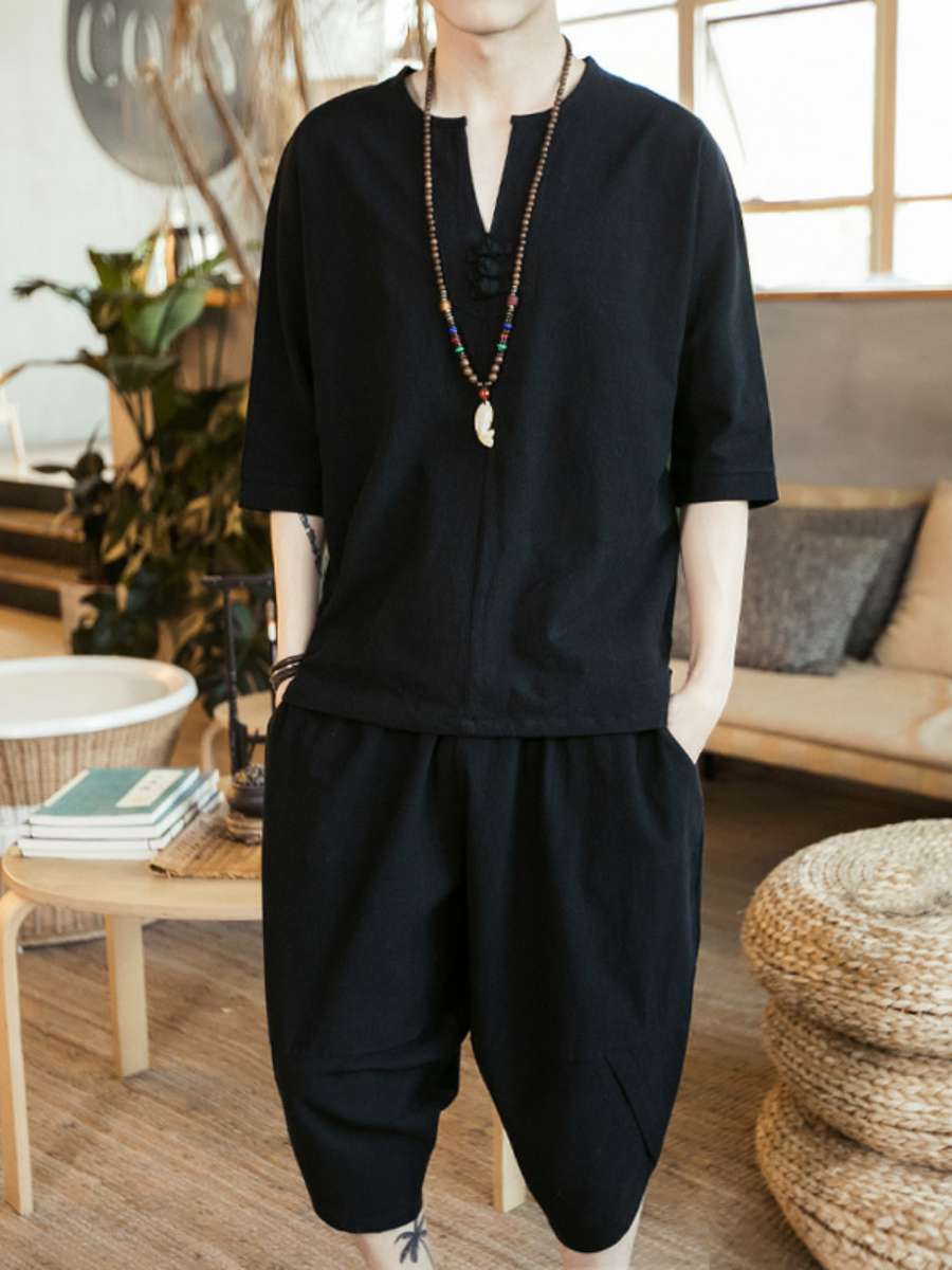 Novo Conjunto Masculino de Cam - Summer Clothing Staples avaliação e preço
