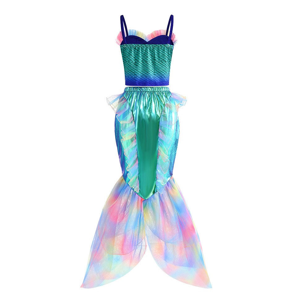 Disney sereia vestir-se traje  - Summer Clothing Kids avaliação e preço