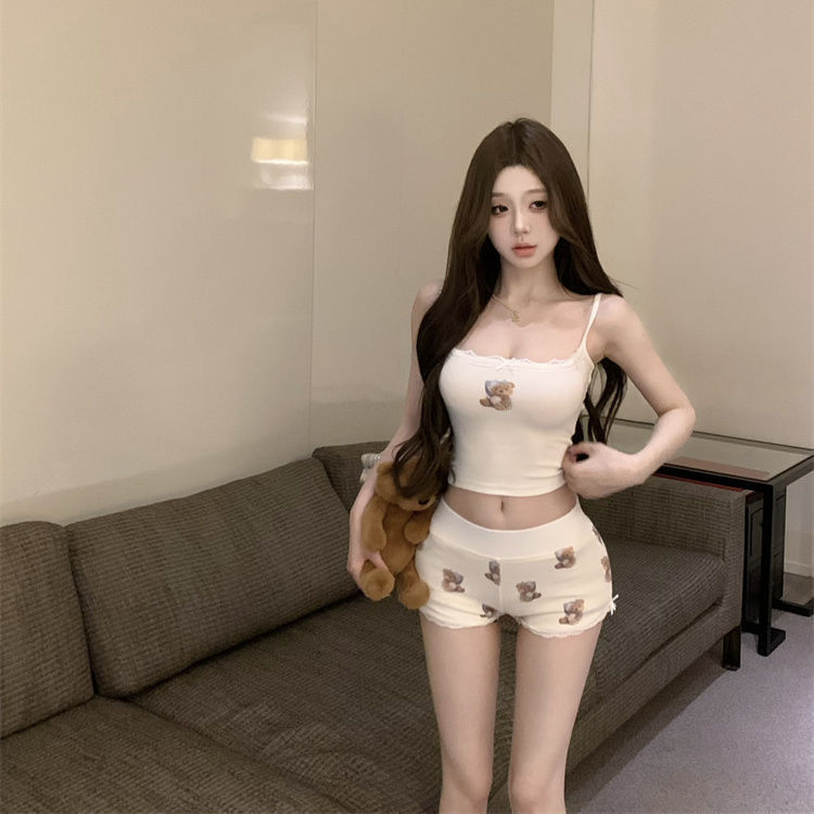 Urso impressão Skinny Bodycon  - Summer Clothing Aesthetic avaliação e preço