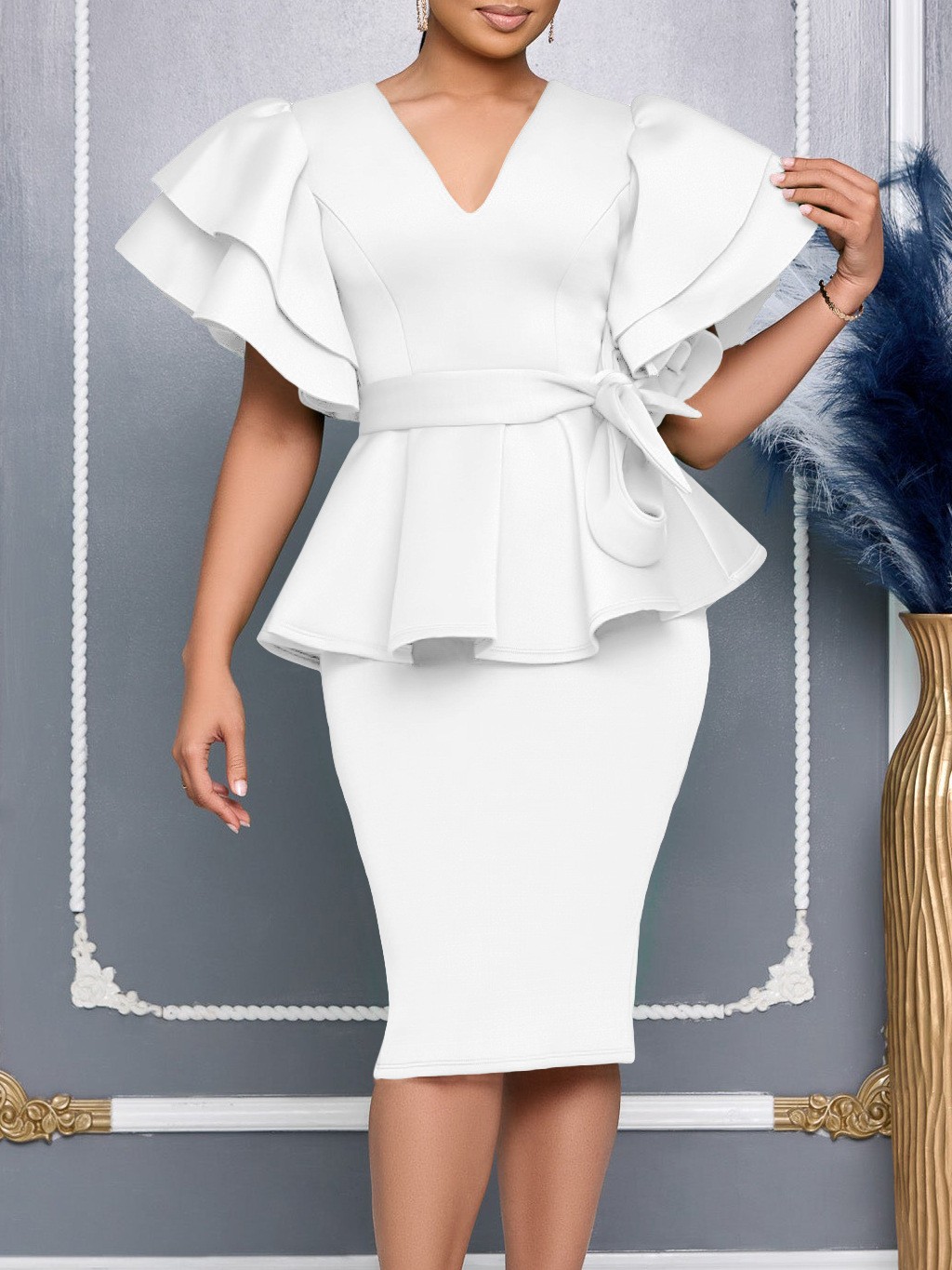 Vestido Midi Feminino de Verão - Summer Evenings Clothing avaliação e preço