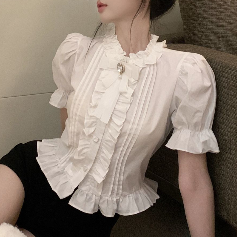 Camisas de manga bufante mulhe - Summer Clothing Aesthetic avaliação e preço